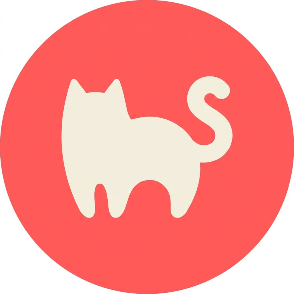 Cat silhouette avatar